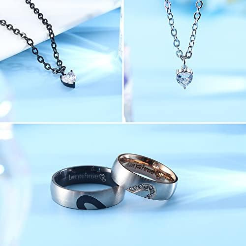 Zelores Collares A Juego Para Parejas Collar Con Colgante De