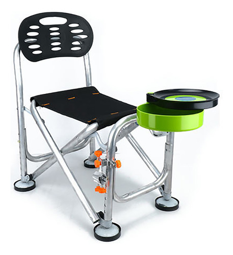 Silla De Director Plegable De Aleación De Aluminio De 6 Nive