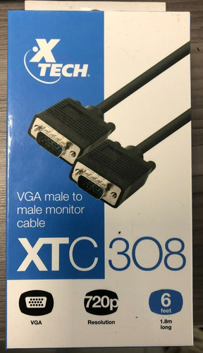 Xtc308 Vga Male To Male Monitor Cable
