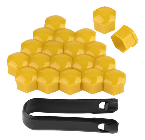 Protector De Tuercas Amarillas Para Ruedas De Coche, 20 Piez