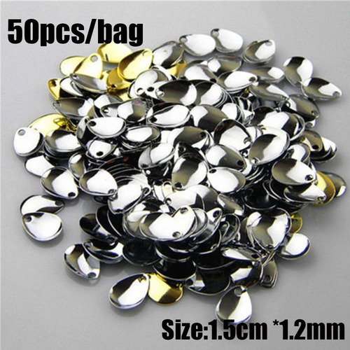 Spoon Metal Fishing Attractor Spinner Vib Lure Blades
