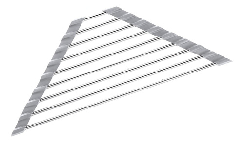Escurridor Esquinero Plegable Organizador Seca Platos Gris