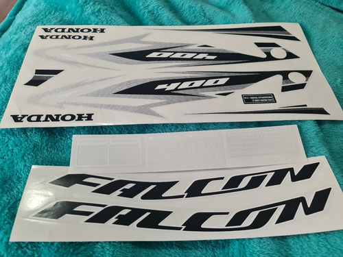 Kit Calcos  Honda Falcon 400  Moto Gris Hago Envios!