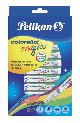 Marcadores Pelikan Colorella Magicos X12 Pelikan 041-530-160