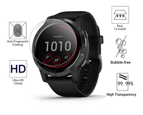 Mica De Cristal Templado 9h Premium Para Garmin Vivoactive 4