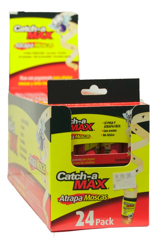 Tiras Adhesivas Atrapa Moscas / Catch-a Max / Pack 96 Tiras
