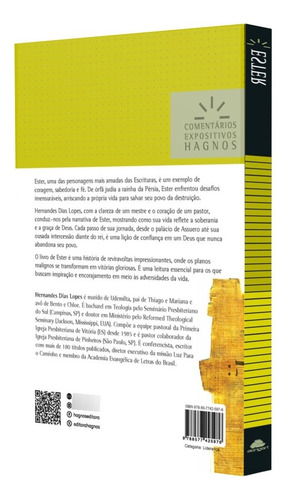 Livro De Ester Comentários Expositivos Hagnos