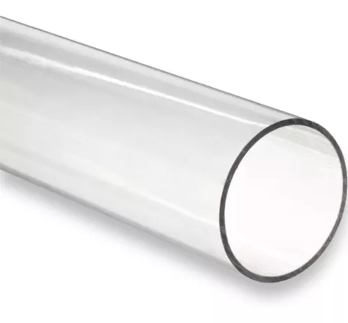 White 1 1/4 O.D. Pvc Tubing 8'length