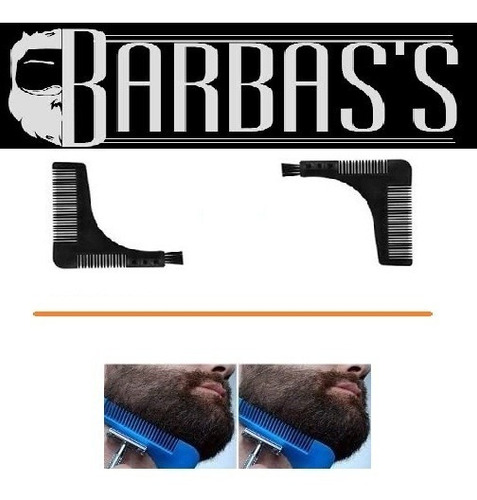 Imagen 4 de 4 de Peine Delineador Para Barbas (shaving Template)