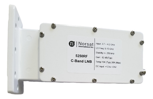 Lnb Banda C Pll Norsat 5250rf 15k Con Filtro Rechaza Interfe