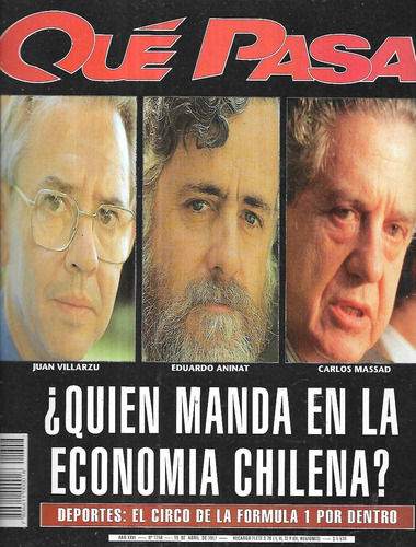 Revista Qué Pasa 1358 / 19 Abril 1997 / Economía Quién Manda