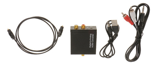 Set Digital Coaxial Óptico Toslink A Analógico Adaptador