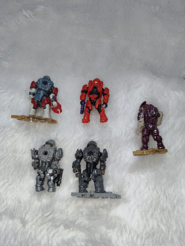 Cinco Figuras Mega Block Halo 6 Halo (Usado)