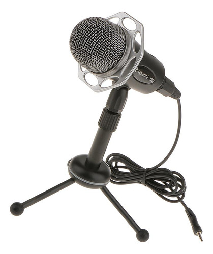 Microfone Condenser Studio Sound Podcast De 3,5 Mm E Suporte