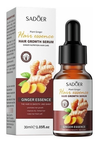 Aceite Serum Para Cabello De Jengibre Crecimiento 30ml