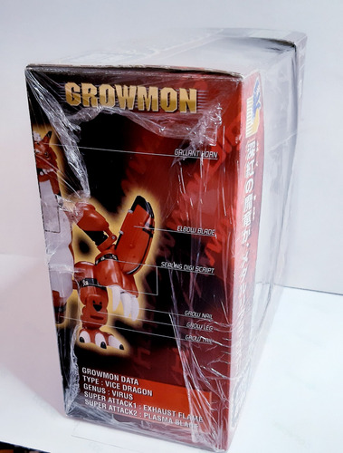 Boneco Digimon Growlmon/megalogrowmon Digivolving Spirits