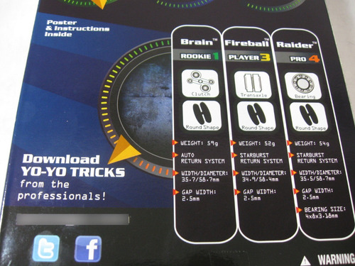 Imagen 4 de 6 de Yo-yo Calidad Profesional Marca Yomega + Modelo Brain (1)
