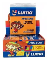 Comprar Papel Glacé Lustre 10x10 Cm X 10 Hojas Caja X 50 Sobres Luma