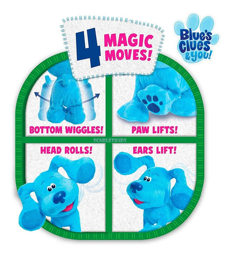 Imagen 3 de 7 de Pistas De Blue Y Tu Peluche Baila Interactivo Guitarra Sonid