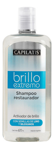 Capilatis Brillo Extremo Shampoo Restaurador X 420ml - Lino