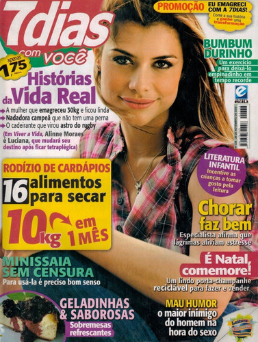 Revista 7 Dias 338: Alinne Moraes / Receitas De Sorvete !!