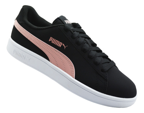 Tenis Puma Smash V2 Buck 365160 18 Puma Black-bridal Rose-wh