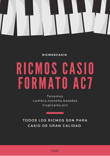 Ricmos De Alta  Para Casio Formato Ac7 ,para Varios Modelos 