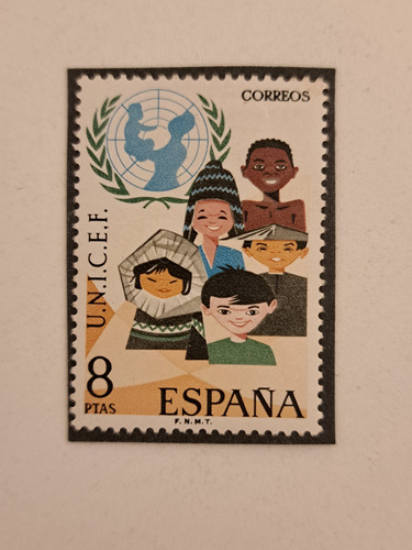 Estampilla Unicef España