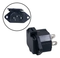 Comprar Tomada De Carga Para Motos Elétricas E Bicicletas Elétricas. Preto