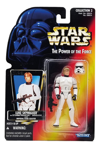 Outlet Ocdl - Kenner Star Wars Red Card Luke As Stormtrooper