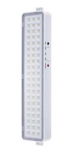 Imagen 1 de 1 de Luz de emergencia Zurich E809060LE LED con batería recargable 220V blanca