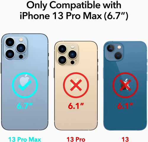 Imagen 3 de 10 de Case Esr Slim Project Zero iPhone 13 Pro Max Clear