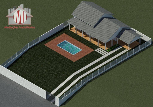 Imagem 1 de 19 de Linda Chácara Em Condomínio, 03 Dormitórios, Piscina, Varanda Gourmet, À Venda, 1200 M² Por R$ 650.000 - Terras De Santa Fé - Pinhalzinho/sp - Ch1002