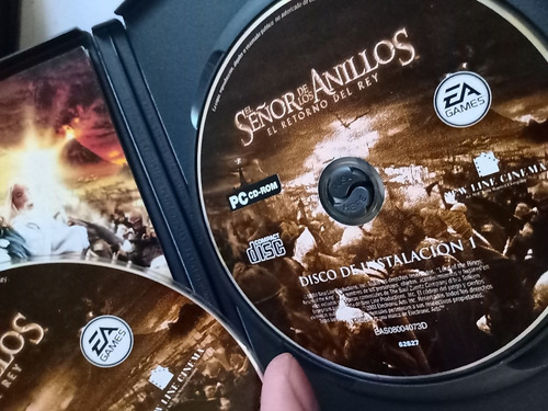 Imagen 5 de 5 de Juego Pc Cd Rom El Señor De Los Anillos Instalación Y Serie