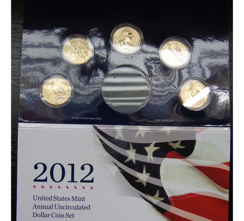 Usa Colección Dólar De Los Presidentes- Native, Año 2012. (Usado)
