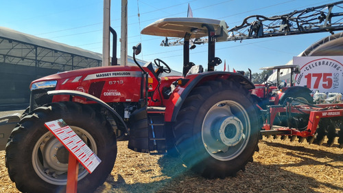 Tractor De 132hp Doble Massey Ferguson 6713 Con Creeper