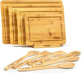 Smirly Tablas De Cortar De Madera Para Cocina, Juego De Tabl