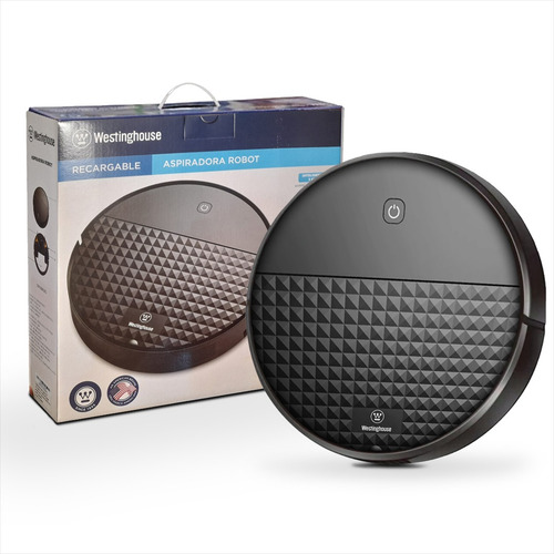 Aspiradora Robot Smart 3 En 1 Trapea Barre Y Aspira Color Negro