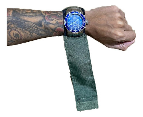 Protetor De Relógio Tático Em Nylon Verde Oliva Militar