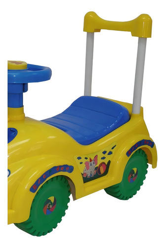 Carro Montable Para Niños Mytek Elefante Color Amarillo Personaje N/a