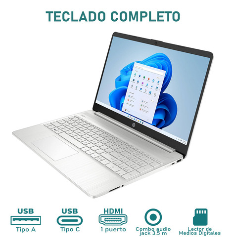 Laptop HP 15-DY5023ST Intel Core i3 8GB RAM 256GB SSD 15.6" Windows 11 Home