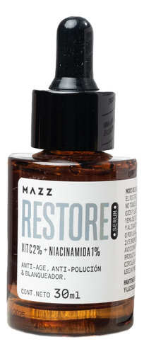 Mazz Restore: Serum Niacinamida + Vit- C