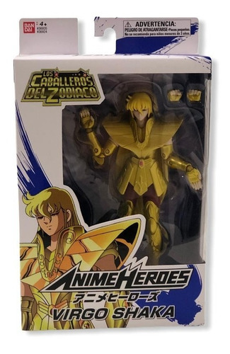 Figura Virgo Shaka Caballeros Del Zodiaco Anime Heroes