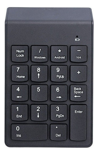 Teclado Numérico Sem Fio Usb Número Do Teclado Numérico De 2 Cor De Teclado Preto