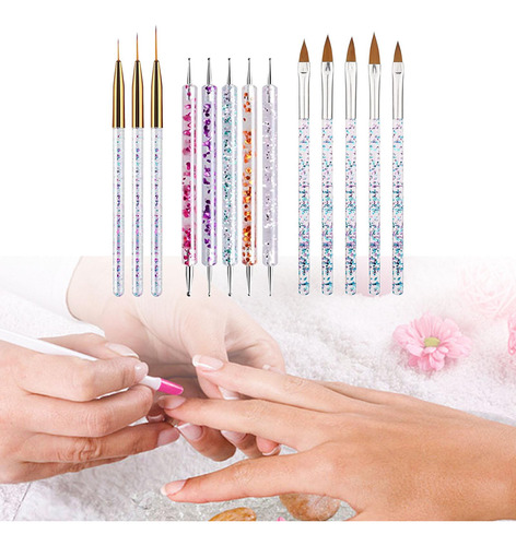 2 X 13pcs Nail Art Design Pen Herramienta De Pintura Nail