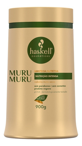 Kit Haskell Murumuru Shampoo Condicionador Mascara 1l/1kg