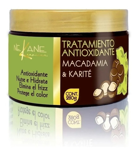 Tratamiento Antioxidante Chocolate Nekane Capilar 280gr