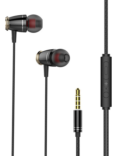 Auriculares Intraurales De Metal Bass Magic Sound Universal