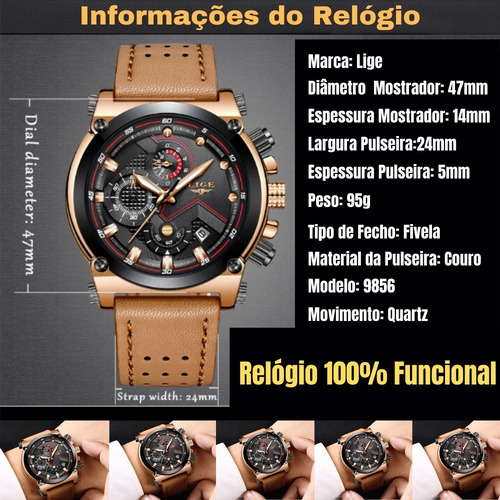 Relógio Masculino De Pulso Original À Pronta Entrega