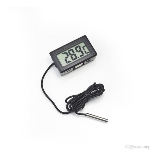 Termometro Digital Con Cable Sensor De Temperatura Pantalla